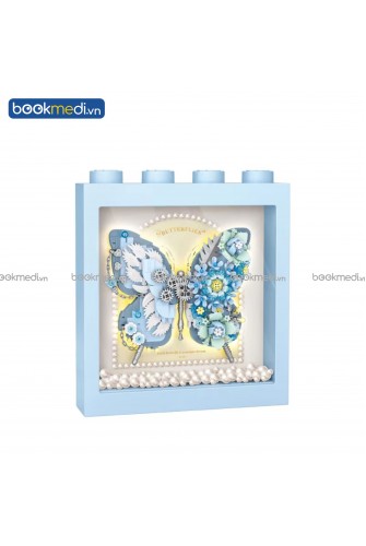 Đồ Chơi Lắp Ráp Mô Hình Khối Bướm Xanh (Blue Butterfly) Hãng Loz